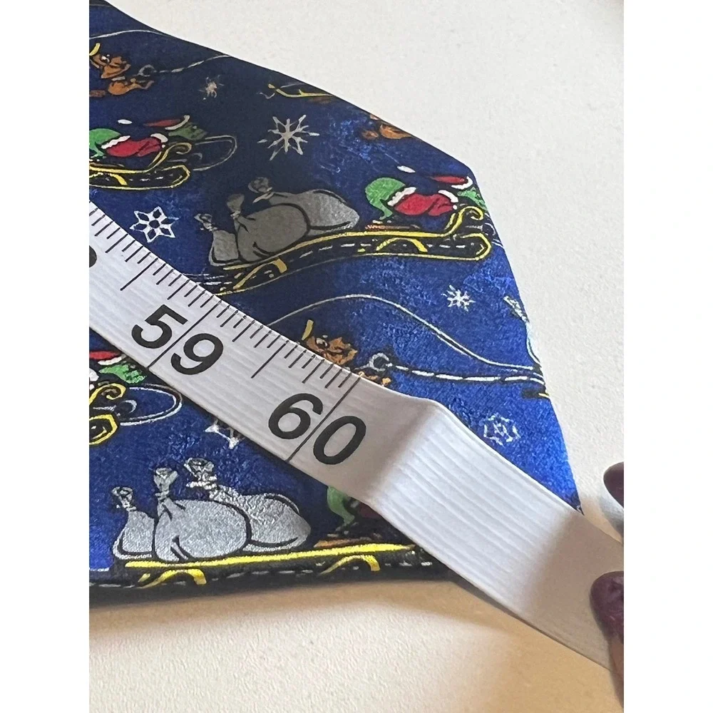 Dr Seuss 1994 Christmas Silk Tie 3.75